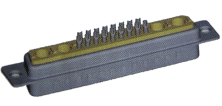Coaxial D-SUB 21W4 MALE Solder Cup